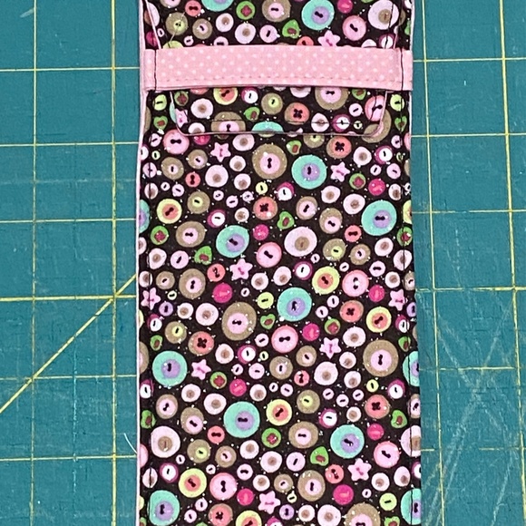 1 New Rotary Cutter Case Holder Pouch Travel Bag Handmade Sewing Themed Fabric - Picture 10 of 12